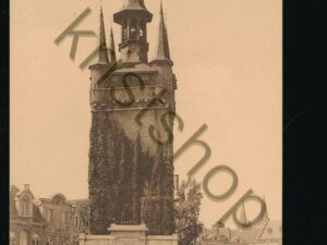 Kortrijk - Het Belfroi en Standbeeld der Gesneuvelden [KRST010-7841