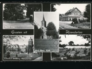 Hoenderloo - o.a. Hotel-Cafe-Rest. Veldheim - meerluik - [003-5435