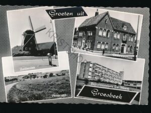 Groesbeek - o.a. Zuidmolen - Bejaardenhuis De Meent - meerluik - [003-5441