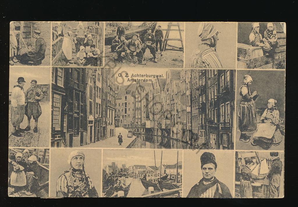 KRST003-5446_0.jpg Amsterdam O.Z. Achterburgwal - klederdracht - meerluik - [003-5446