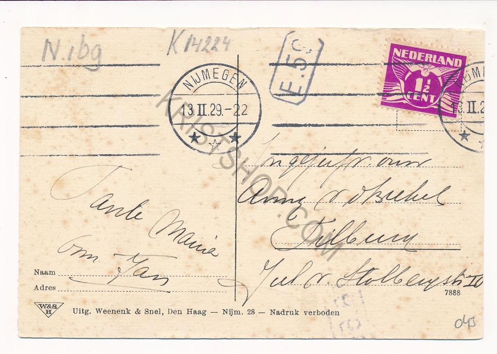 KRST003-5543_1.jpg Nijmegen - Heidensche Kapel - Valkhof [003-5543 - Afbeelding 2