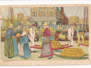 Alkmaar - Prent Kaasmarkt [003-5575