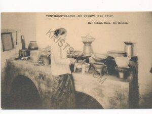 Tentoonstelling De Vrouw van 1813-1913 - Het Indisch Huis - De keuken [003-5620