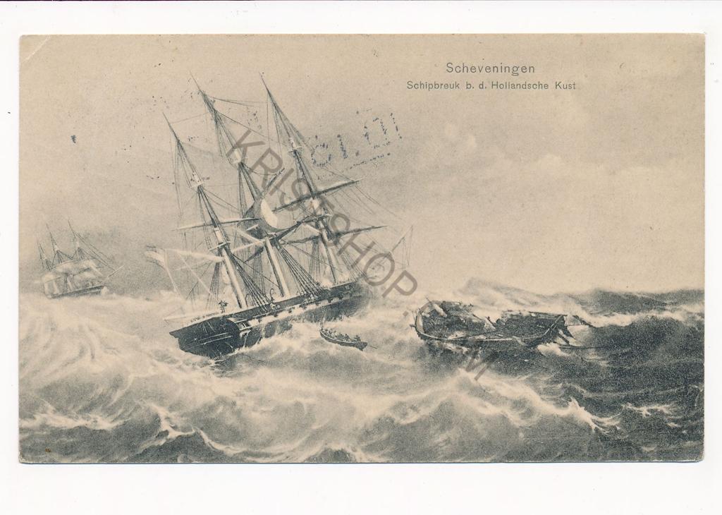 KRST003-5669_0.jpg Scheveningen - Schipbreuk bij de Hollandsche kust [003-5669