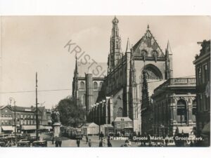Haarlem - Groote Markt met Groote Kerk [003-5720