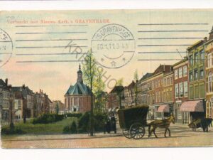 Den Haag - Turfmarkt met Nieuwe Kerk [003-5785