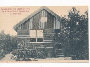 Noordwijk - Dr. N.Oldenboom's Sanatorium - Gezinshut in een Luchtpark [003-5884